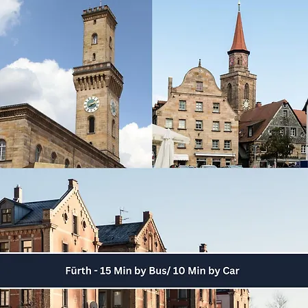 公寓 Ferien- Und Messewohnung Am Ponyhof 纽伦堡